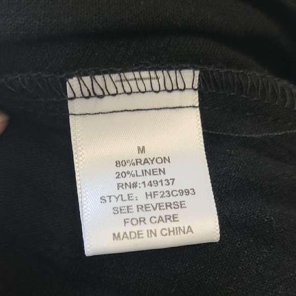 HYFVE Black Mini Skirt with Tie Waist - Picture 5 of 6